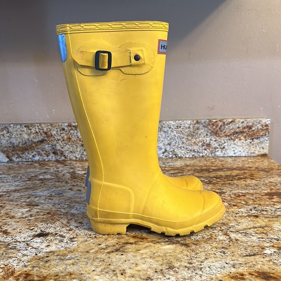 Kids Hunter Yellow Rain-boots - Picture 3 of 7